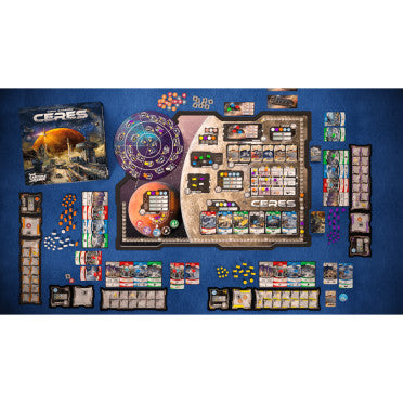 jeu de société expert science fiction Cérès plateau de jeu