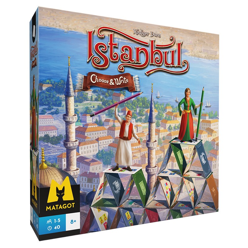 Jeu de société en promo Istanbul Choose & write