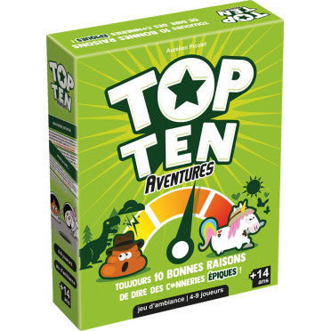 jeu de société ambiance top Ten aventures