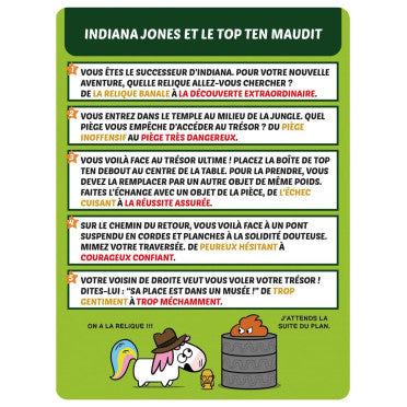 jeu de société ambiance top Ten aventures